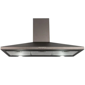 100cm Black Pyramid Chimney Cooker Hood - SIA CHL100BL (Discontinued)