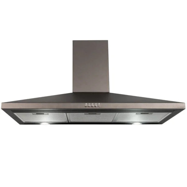 100cm Black Pyramid Chimney Cooker Hood - SIA CHL100BL (Discontinued)