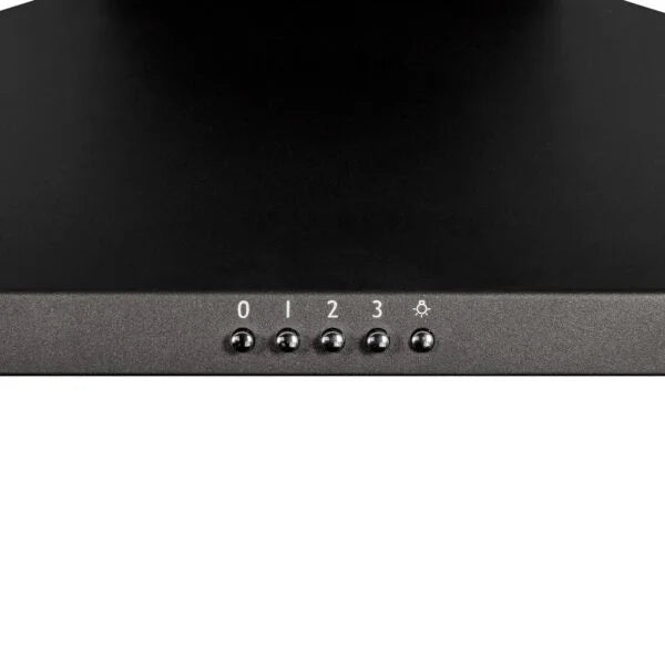 100cm Black Pyramid Chimney Cooker Hood - SIA CHL100BL (Discontinued)