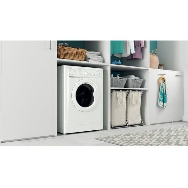 Indesit Washer Dryer 6kg in White, Freestanding -  IWDC 65125 UK N