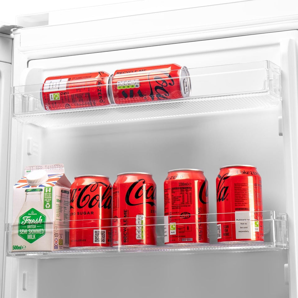 160L Tall Larder Fridge Single Door, White - SIA SLF144WH