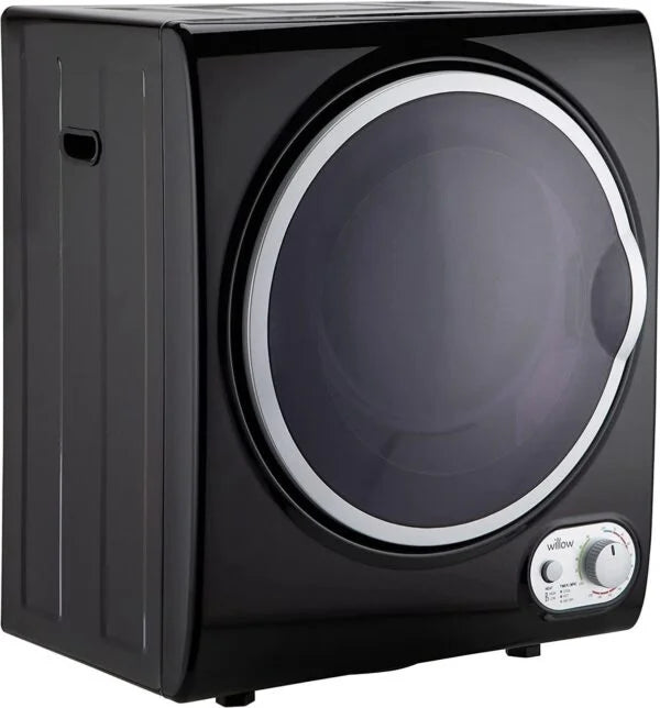 2.5kg Black Vented Tumble Dryer - Willow WTD25B
