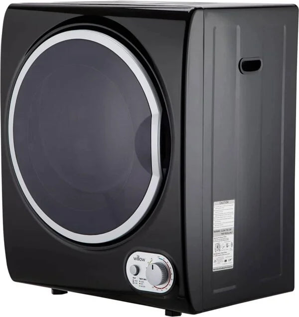 2.5kg Black Vented Tumble Dryer - Willow WTD25B