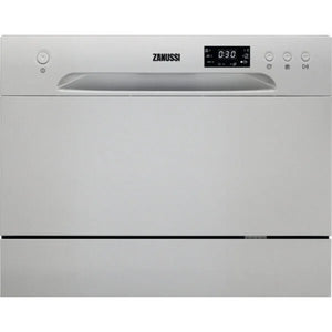 Compact Dishwasher, Silver Freestanding - Zanussi ZDM17301SA (Discontinued)