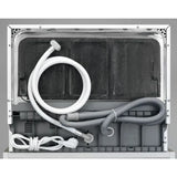Compact Dishwasher, Silver Freestanding - Zanussi ZDM17301SA (Discontinued)